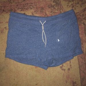 Blue sweat shorts